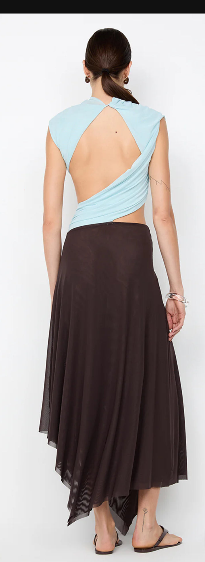 Conni Asym midi dress