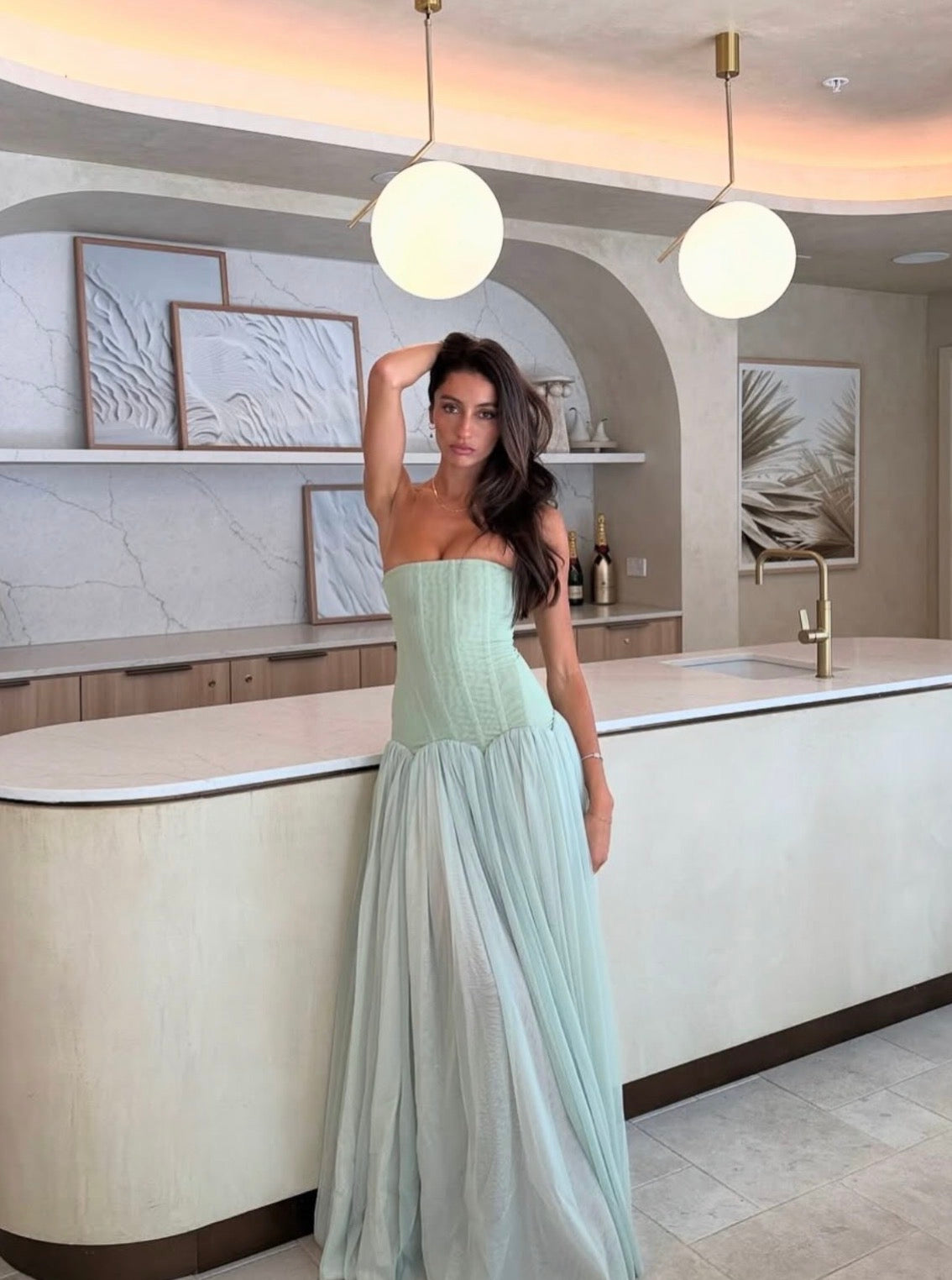 Magic Muse Maxi Dress Mint