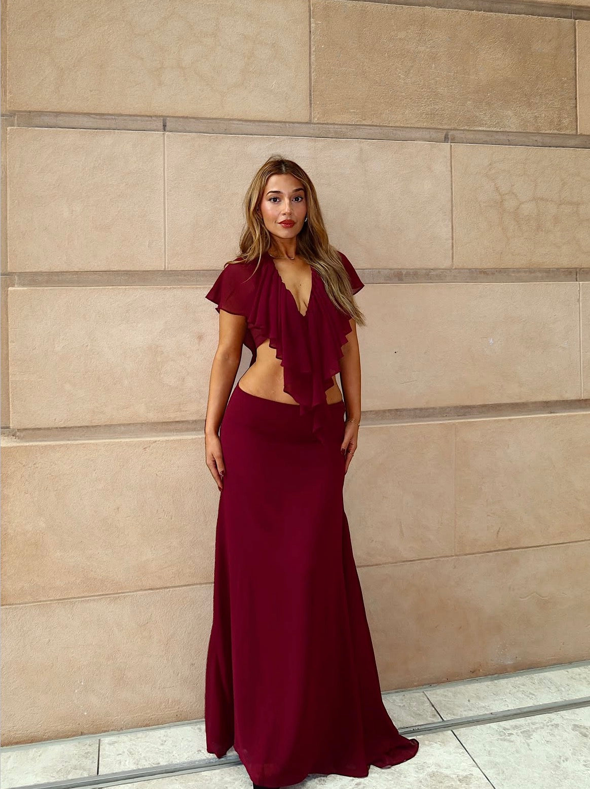 Clover Set Burgundy