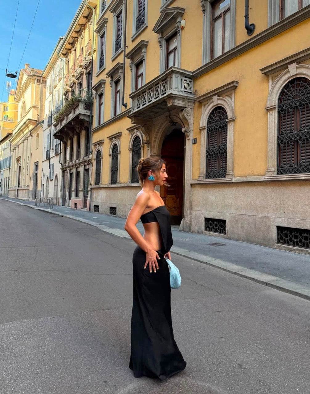 Renee strapless maxi dress