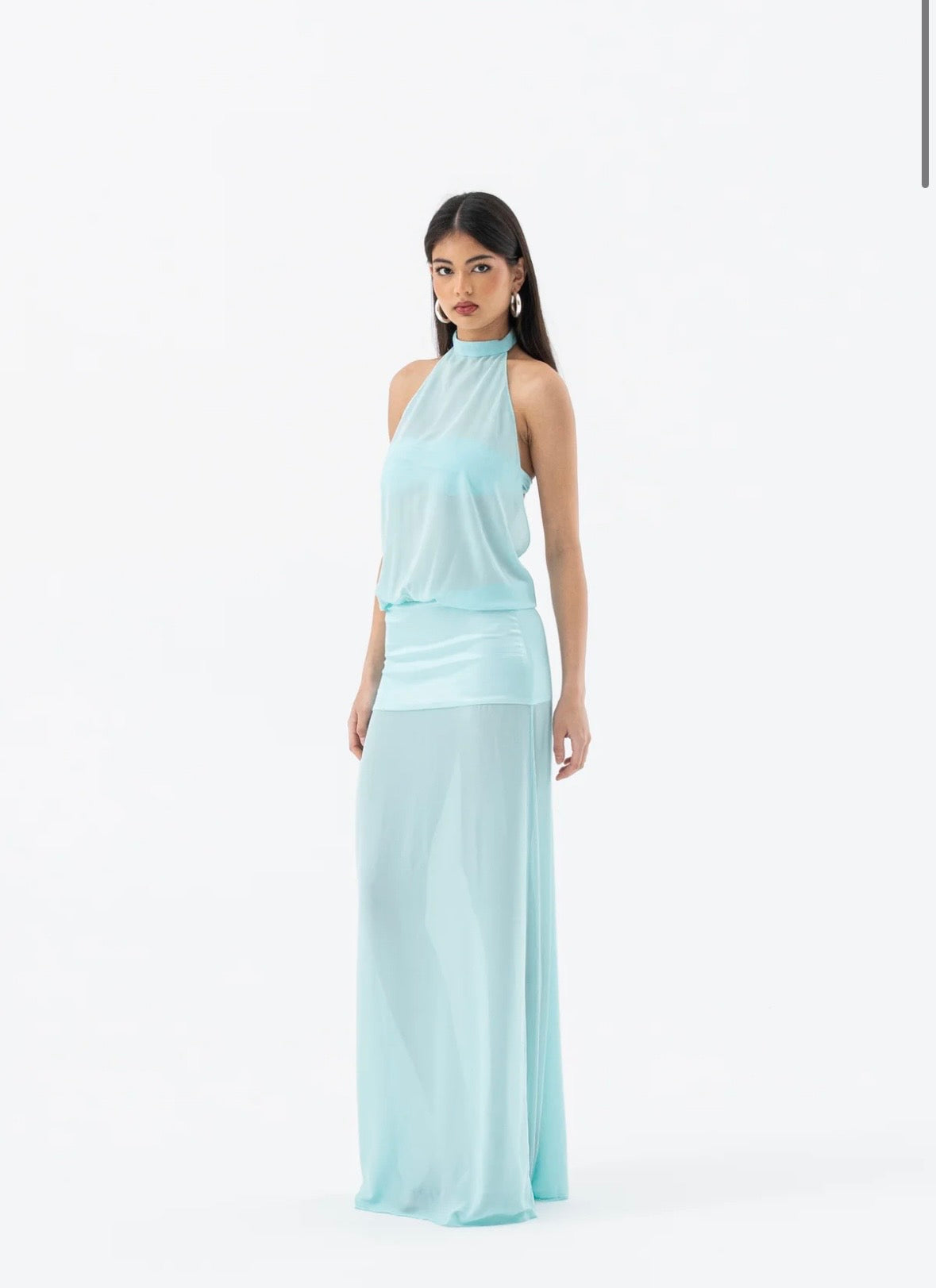 sienna dress aqua