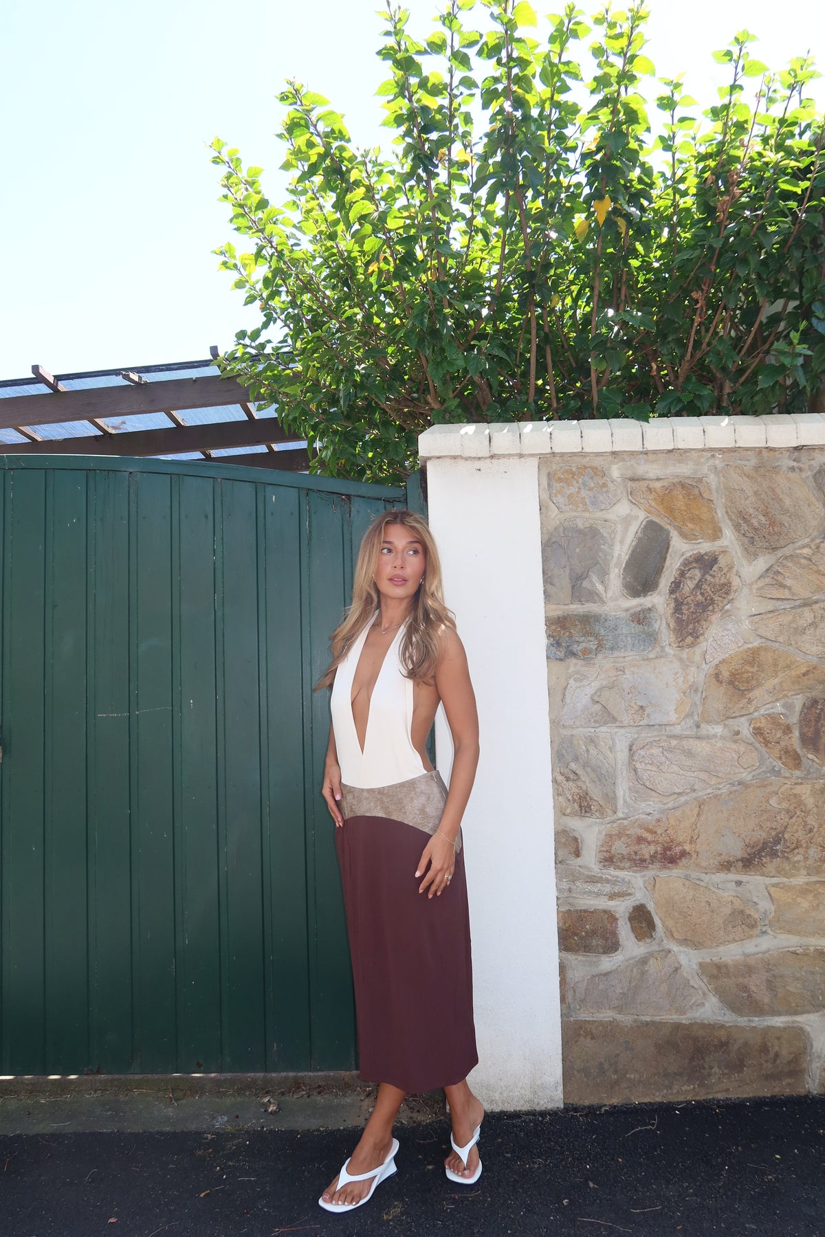 Suni Midi in Camel